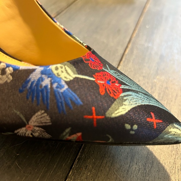 Floral Tapestry Covered Pumps by Sam Edelman - Picture 7 of 13